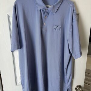 Men's Blue Peter Millar Polo Shirt
